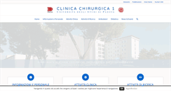 Desktop Screenshot of clinicachirurgica.it